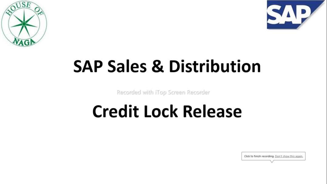⁣Department wise commercial credit lock release - SD