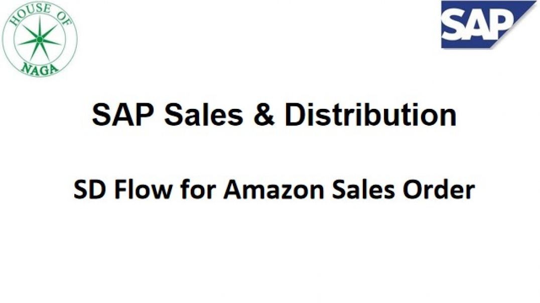 ⁣SD Flow for Amazon Sales Order