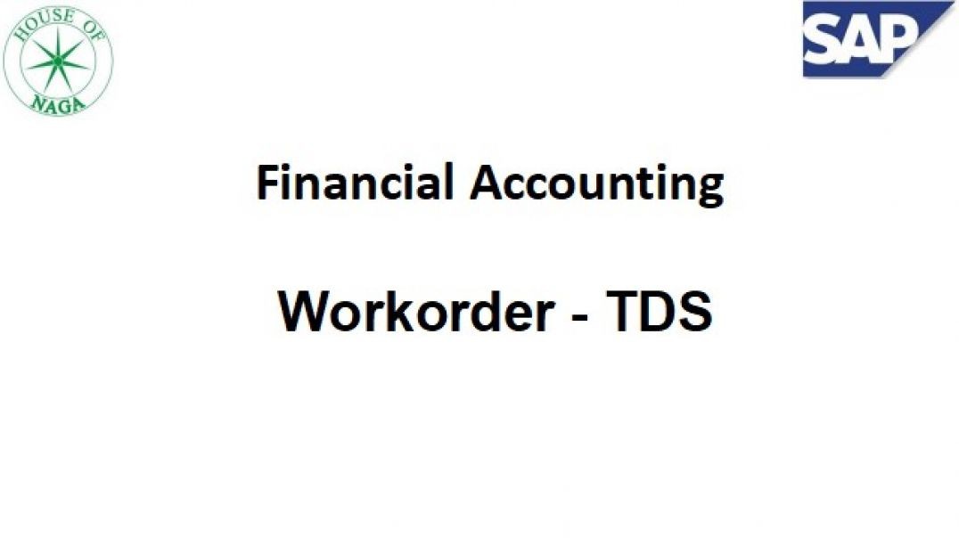 Work order - TDS