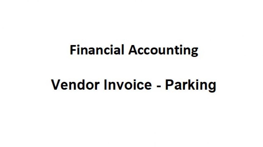 ⁣Vendor Invoice Parking