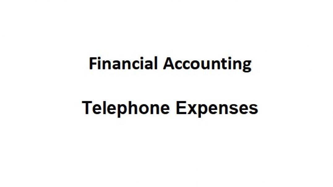 ⁣Telephone  Expenses upload