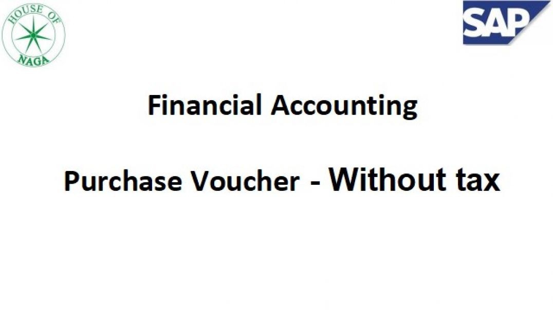 Purchase Voucher-Without tax