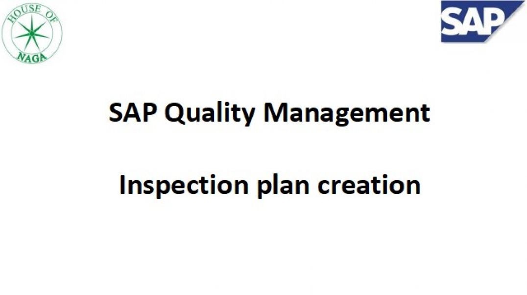 ⁣Inspection plan creation.