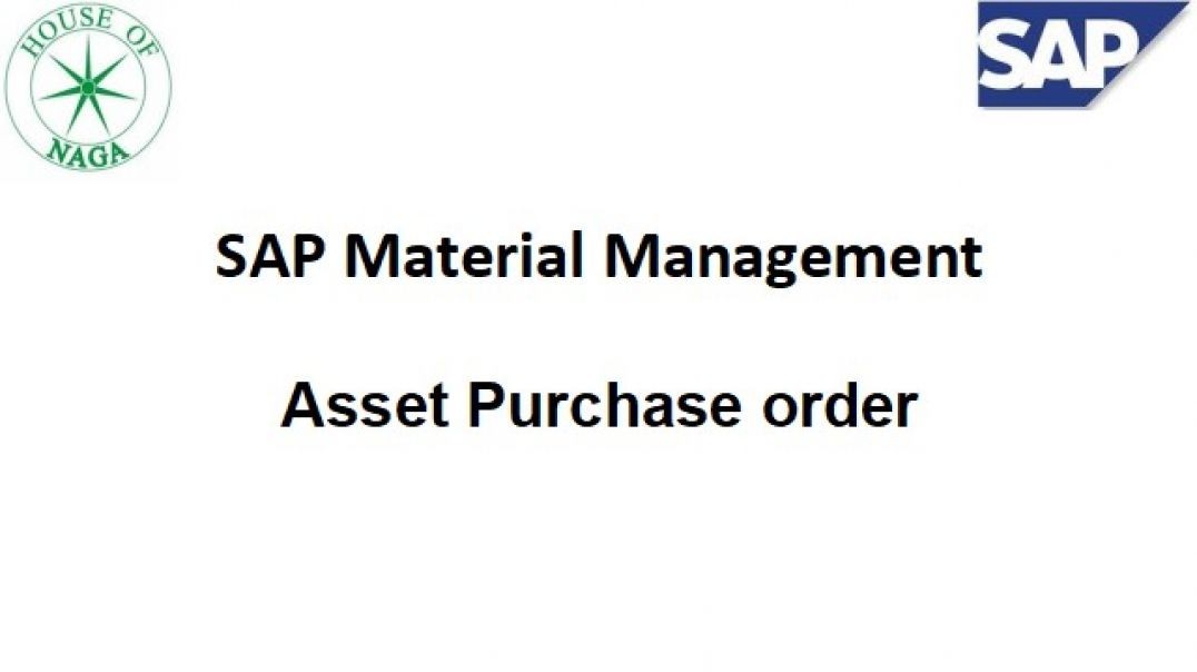 ⁣Asset Purchase Order Creation.