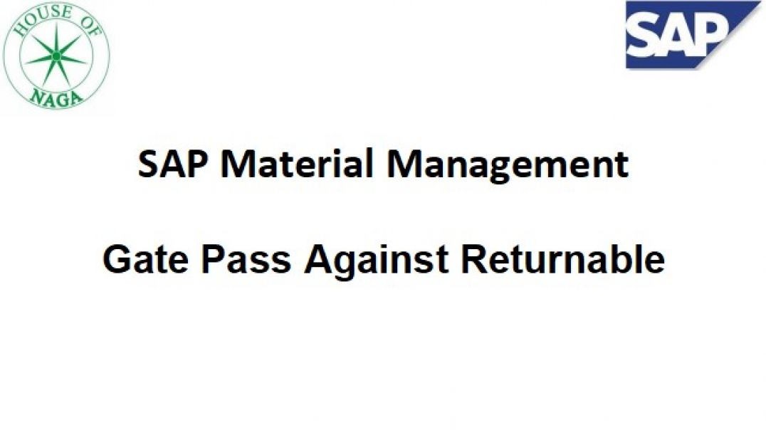 ⁣Gate Pass receipt against returnable