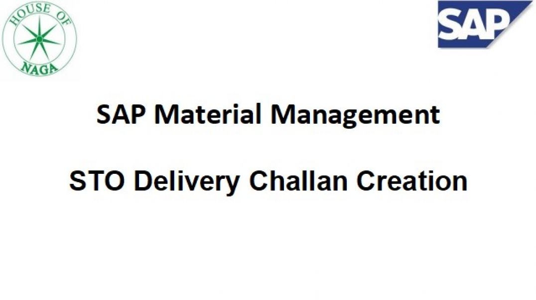 ⁣STO Delivery Challan creation