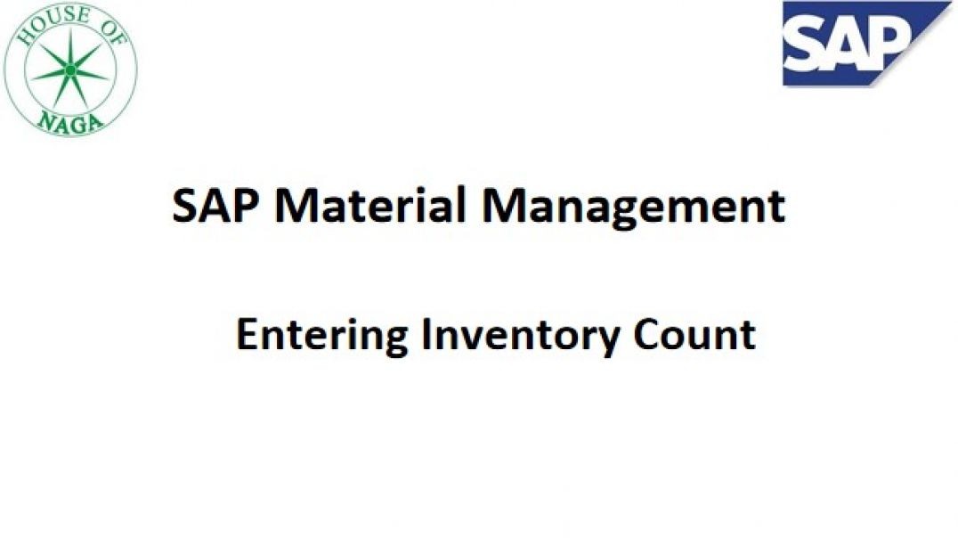 ⁣Entering Inventory Count