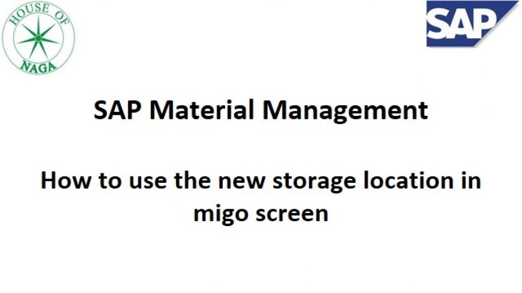 ⁣How to use the new storage location in migo screen