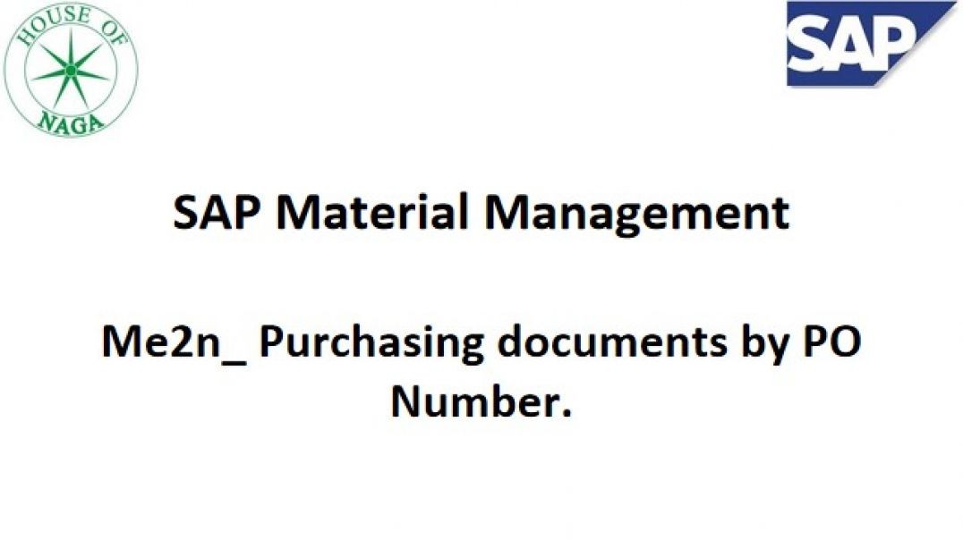 ⁣Me2n_ Purchase Orders by PO Number