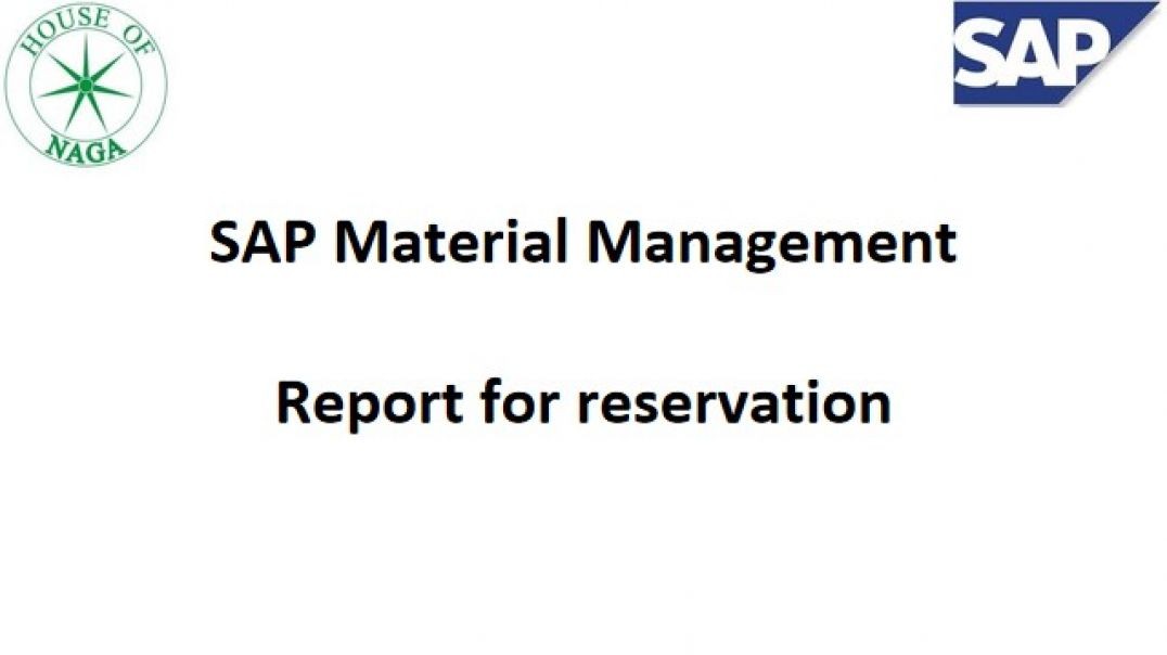 ⁣Report for reservation