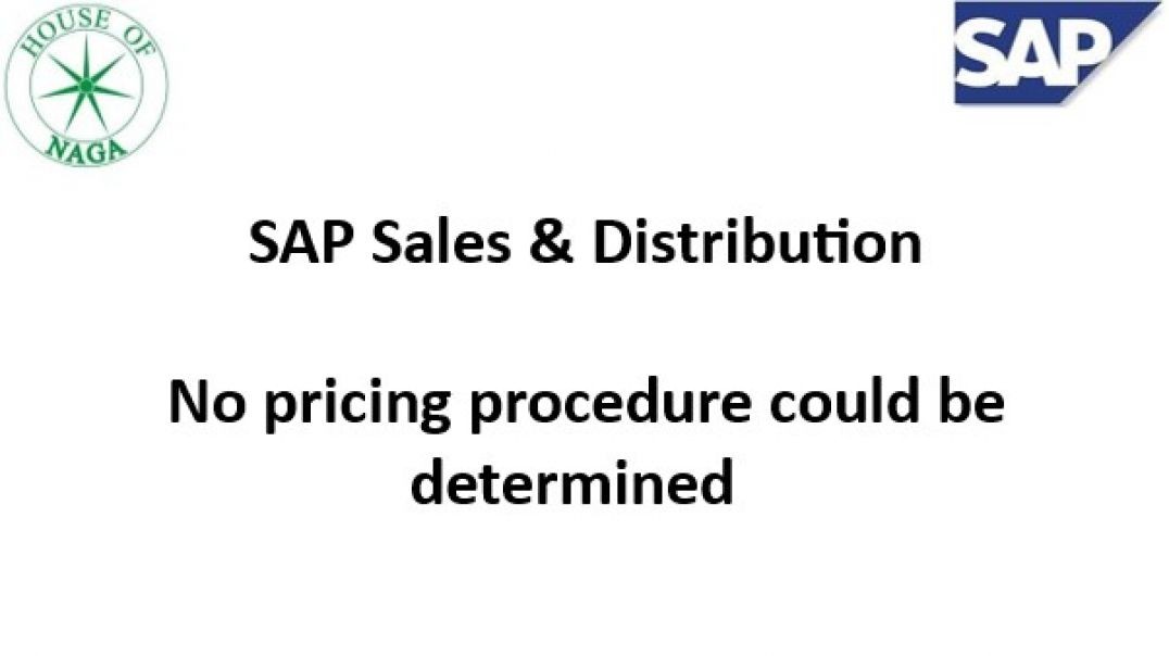 Pricing Procedure