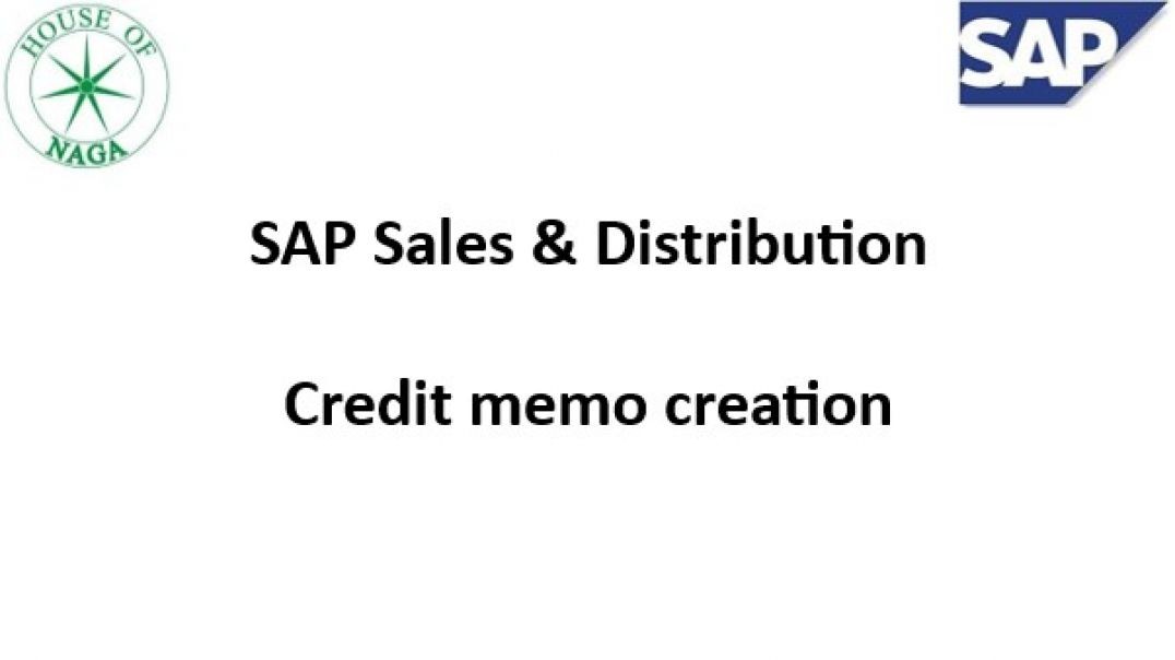 ⁣Credit memo creation