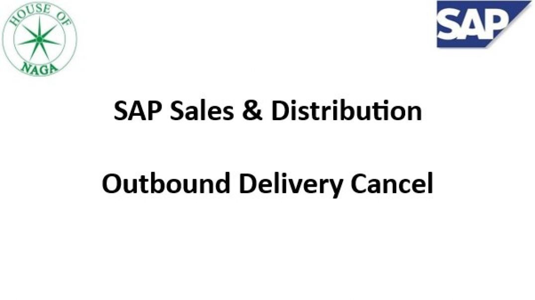 Outbound delivery cancel