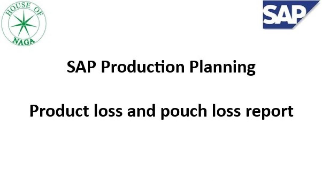 ⁣Product loss and Pouch loss report