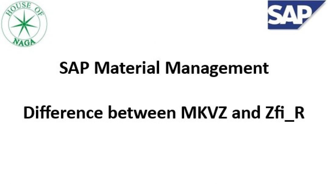 Difference between MKVZ and Zfi_R